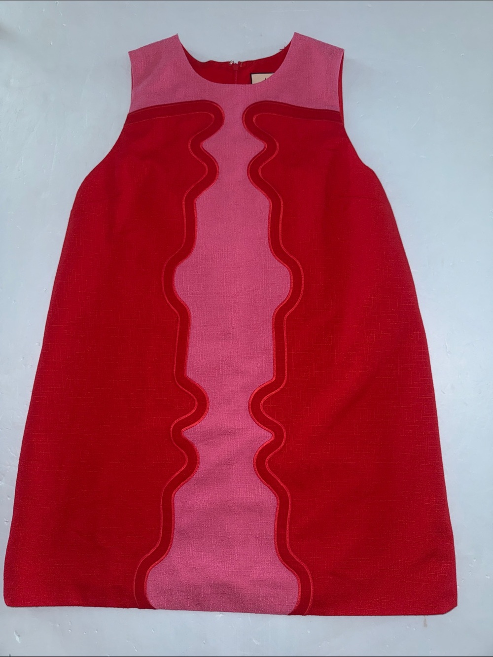TUCKERNUCK Dress Poppy and Hot Pink Marlowe Party Cocktail Preppy XXL Retro Mod - Picture 2 of 12